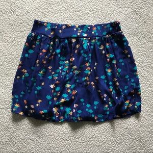 Floral skirt light material